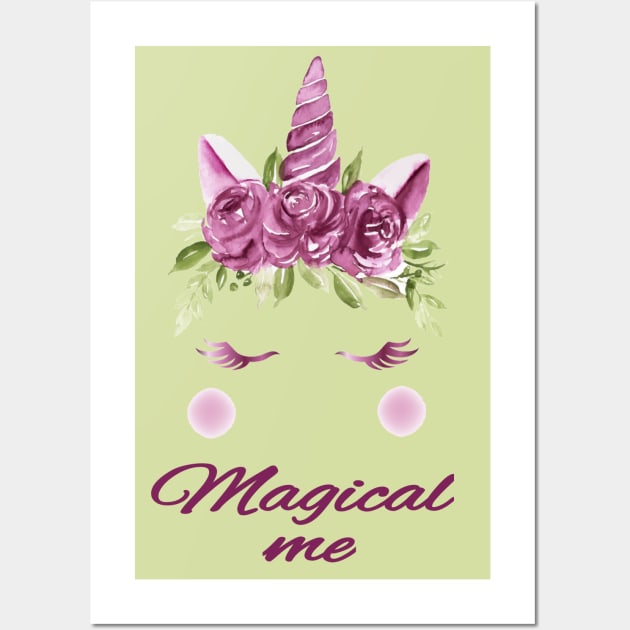 Unicorn Magical Me Wall Art by M2M